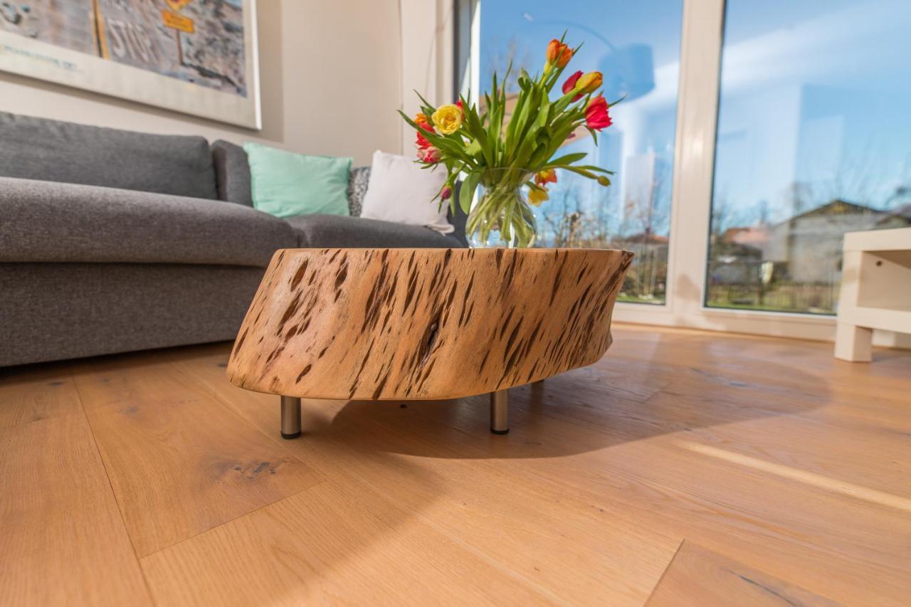 Helle Wohnung Mit Bergblick & Eigener Terrasse Bad Tölz Kültér fotó